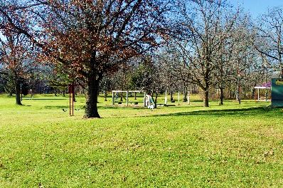 Becker Park - Trees and playground