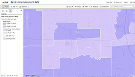 Unemployment Rate Map